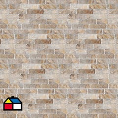 EMBRAMACO - Cerámica 34x58 cm Brick Beige 1.52 m2