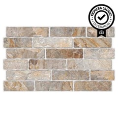 EMBRAMACO - Cerámica 34x58 cm Brick Beige 1.52 m2