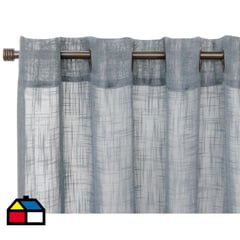 ILLUSIONS - Set cortinas velo lino grafito