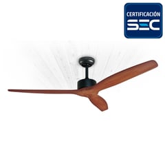 PRIMATERM - Ventilador de techo Aviador café