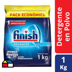 FINISH - Detergente Polvo DP recarga 1KG