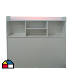 MUEBLES KIDS - Respaldo Repisa Rosado 1 Plza