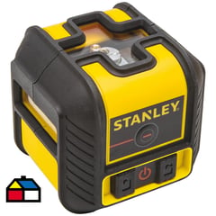 STANLEY - Nivel láser rojo líneas cruzadas y 90º autonivelante 12 metros alcance