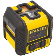 STANLEY - Nivel láser rojo líneas cruzadas y 90º autonivelante 12 metros alcance