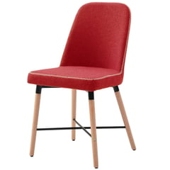 HOMY - Silla de comedor madera rojo