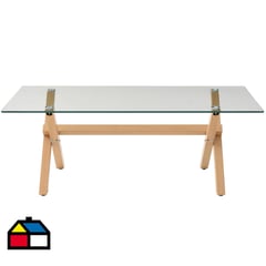 HOMY - Mesa de centro 120x60x45 cm madera