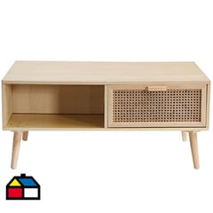 HOMY - Mesa de centro 100x60x44,5 cm madera