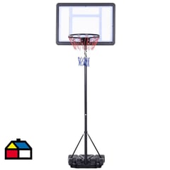 HOBBY - Aro de basquet ajustable 2.00 a 2.60 mt