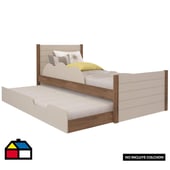 DECOCASA - Cama + cama auxiliar 1 plaza