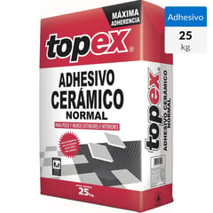 TOPEX - Adhesivo Cerámico Piso y muro Superficie Rígido 25 kg