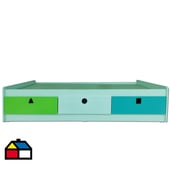 MUEBLES KIDS - Cama 3 C Geometrica 1.5