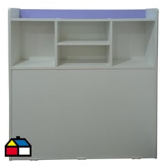 MUEBLES KIDS - Respaldo Repisa Lila 1 plza