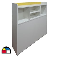 MUEBLES KIDS - Respaldo Repisa Amarillo 15 plza