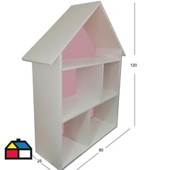 MUEBLES KIDS - Repisa Casa Rosada Rosado