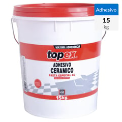 TOPEX - Adhesivo Cerámico Muro Superficie Flexible 15 kg