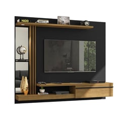 HOGA - Panel Tv 55" Denver Negro Canela 136X160X29 cm