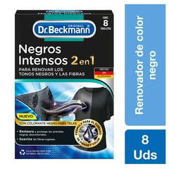 DR. BECKMANN - Limpiador negros intensos 8 unidades