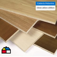 IMPERIAL - Cubierta melamina diseño madera 100x60cm gt