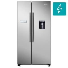 HISENSE - Refrigerador Side by Side No Frost 562 Litros Gris RC-74WSD