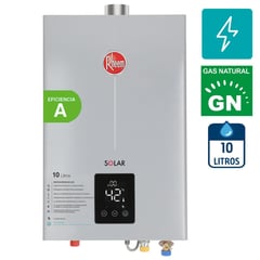 RHEEM - Calefón 10 litros tiro forzado gas natural