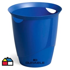 DURABLE - Papelero de oficina con asas - azul