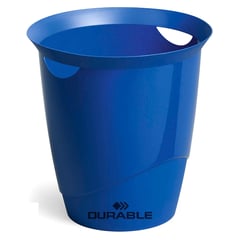 DURABLE - Papelero 16 Litros Plástico Azul