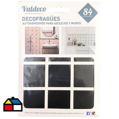 VALDECO - DECOFRAGÜES autoadhesivos azulejos Negro