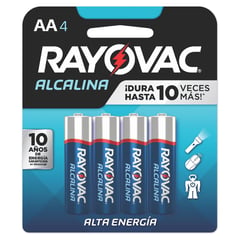 RAYOVAC - Pilas Alcalinas AAx4