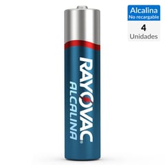 RAYOVAC - Pilas Alcalinas AAAx4