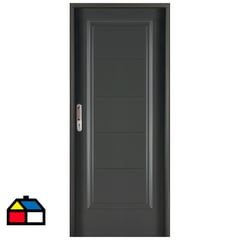 WINTEC - Kit puerta acero 5panel gris 80x200 derecha