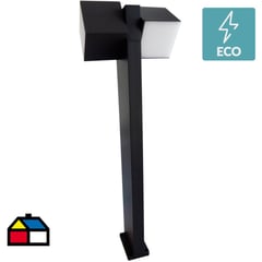 BYP - Poste Lutec cuba 2 luces 23 W 1000LM 75cm 3000K IP54 negro