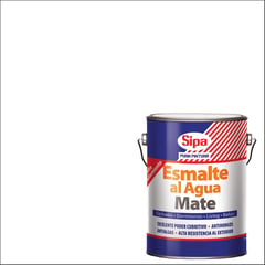 SIPA - Esmalte al agua Mate blanco gl