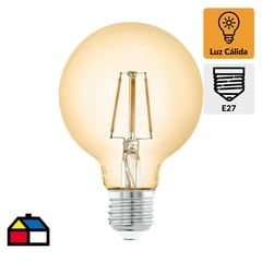 EGLO - Ampolleta Led Filamentos E27 4 W Luz Cálida