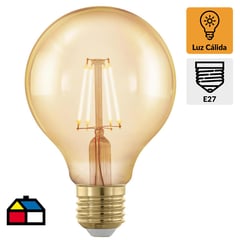 EGLO - Ampolleta Led Filamentos E27 4 W Luz Cálida