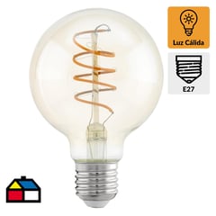 EGLO - Ampolleta Led Filamentos E27 4 W Luz Cálida