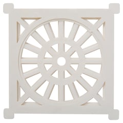 FAB - Rejilla Pileta PVC Cuadrada 10 cmx 10cm Blanco 1u