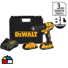 DEWALT - Taladro percutor inalámbrico 13 mm 20V + 2 baterías