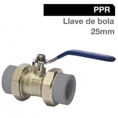 HOFFENS - Llave De Bola PPR 25mm Fusión Pn-10