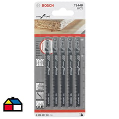 BOSCH - Hoja para sierra caladora T144D 5 unidades