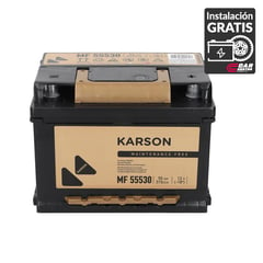 KARSON - Batería de auto 55 A positivo derecho 315 CCA