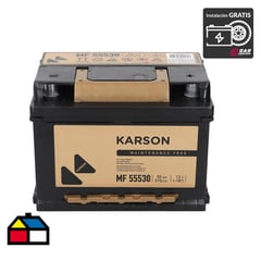 KARSON - Batería de auto 55 A positivo derecho 315 CCA