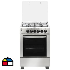 SINDELEN - Cocina a Gas 4 Platos Inox CH-6200IN