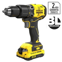 STANLEY - Taladro Inalámbrico Percutor 13 mm 20 V/2 Baterías