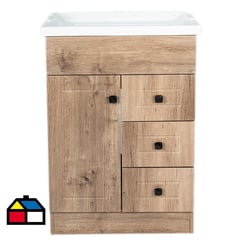 DOMSA - Kit mueble vanitorio B60PHN-W F 60x47x80 cm