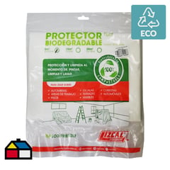 LIZCAL - Protector Plásticos Bio-compostable 2,5m x 2m. Total 5 m2