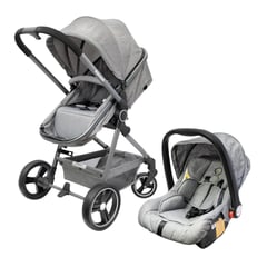 KIDSCOOL - Coche cuna City travel gris