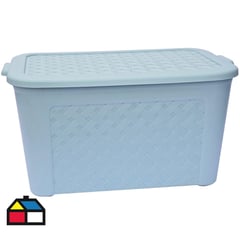 SOGA - Caja ratan celeste 50 lts