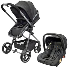 KIDSCOOL - Coche cuna City travel negro