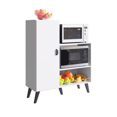 HOGA - Mueble para Horno Xangai Blanco 115x96x38 cm