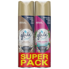 GLADE - Desodorante aerosol pack 2x360cc